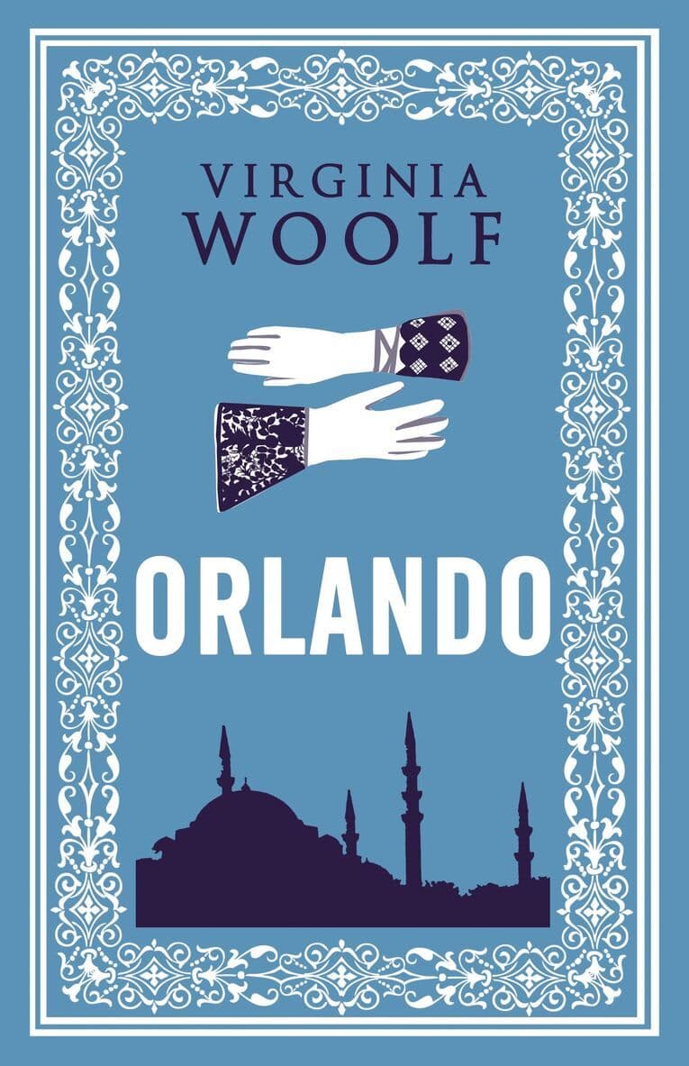 Omslag till boken Orlando av Virginia Woolf