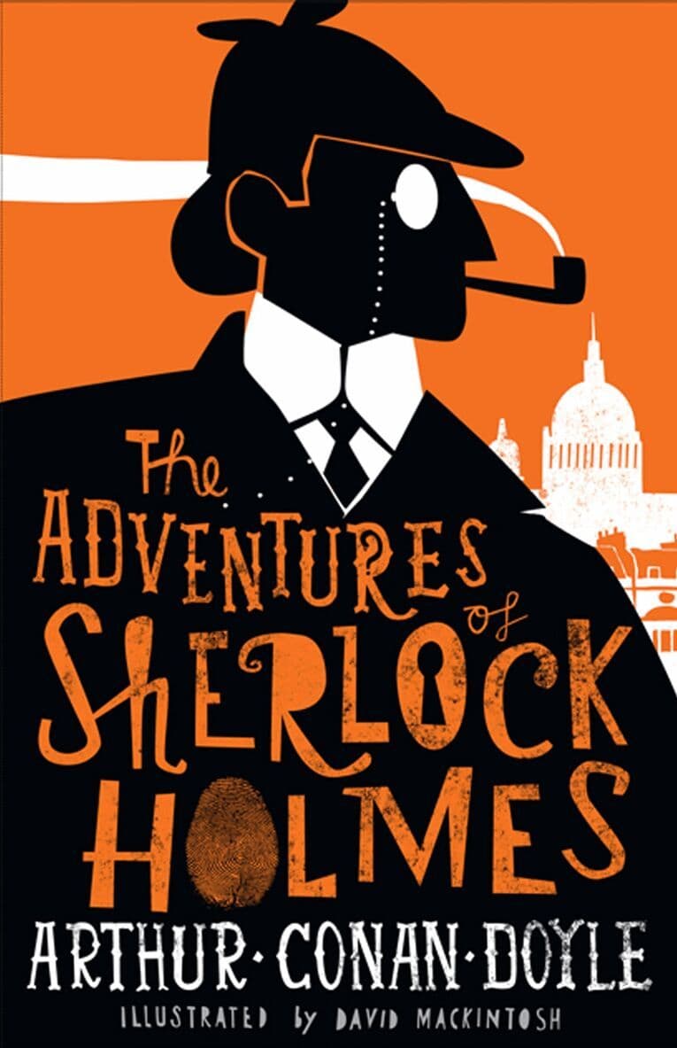 Omslag till boken Adventures of Sherlock Holmes av Arthur Conan Doyle