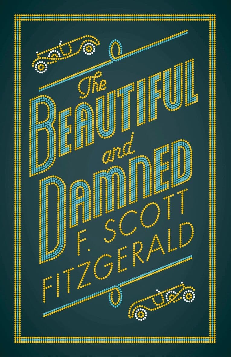 Omslag till boken Beautiful and Damned av F. Scott Fitzgerald