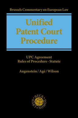 Unified Patent Court Procedure