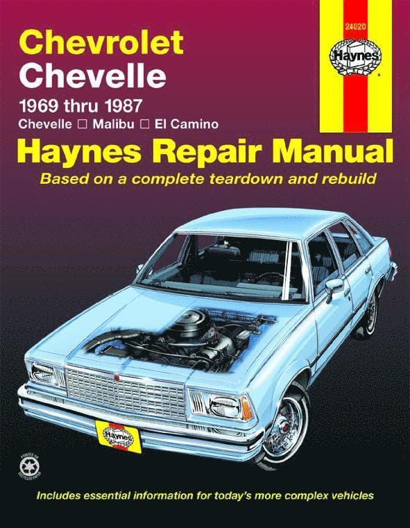 Chevrolet Chevelle, Malibu & El Camino (1969-1987) Haynes Repair Manual (USA)