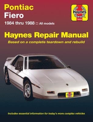 Pontiac Fiero (1984-1988) Haynes Repair Manual (USA)
