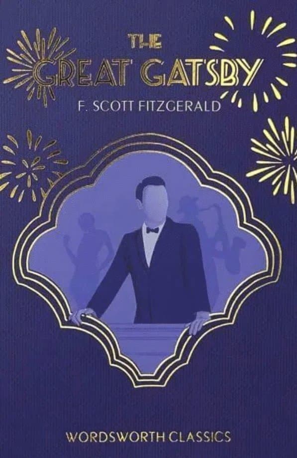Omslag till boken Great Gatsby av F. Scott Fitzgerald