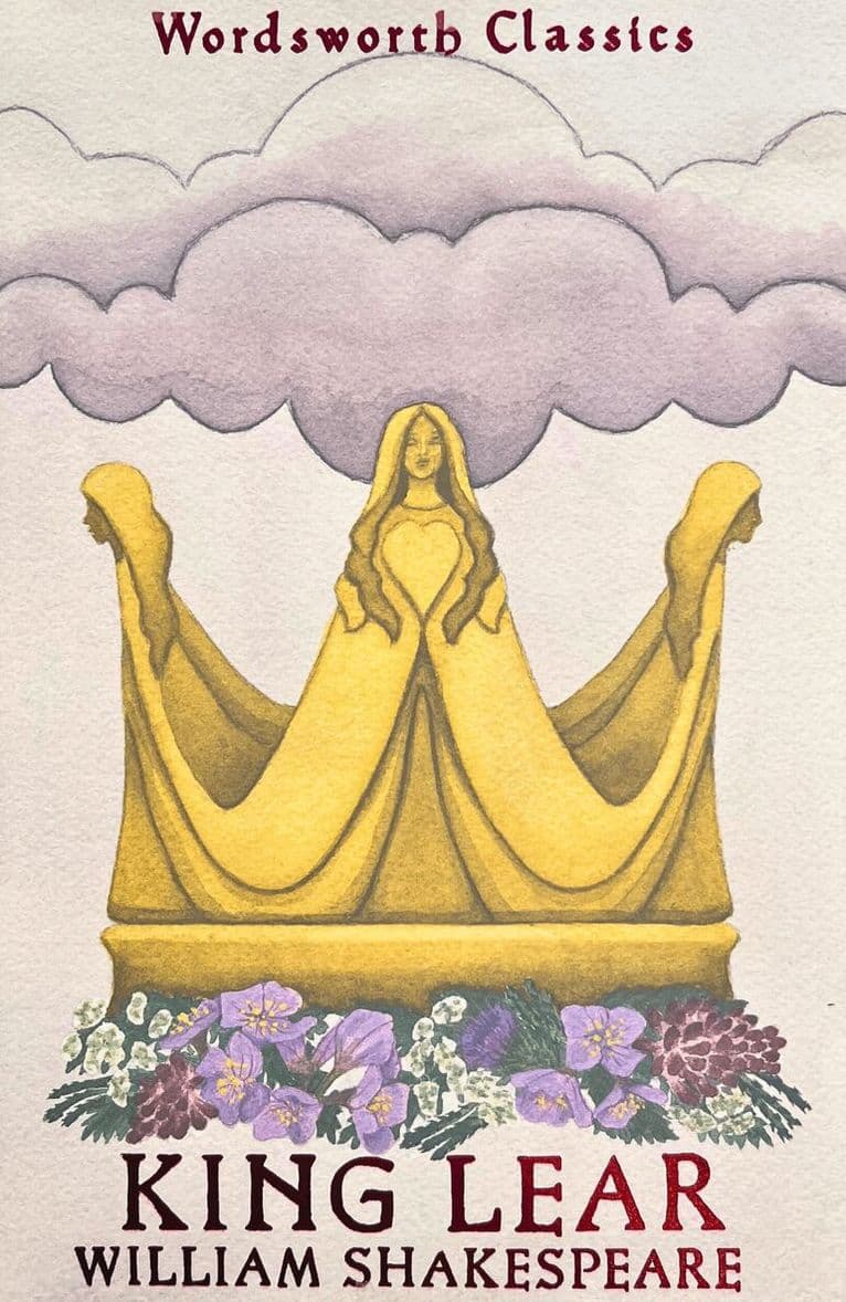 Omslag till boken King Lear av William Shakespeare