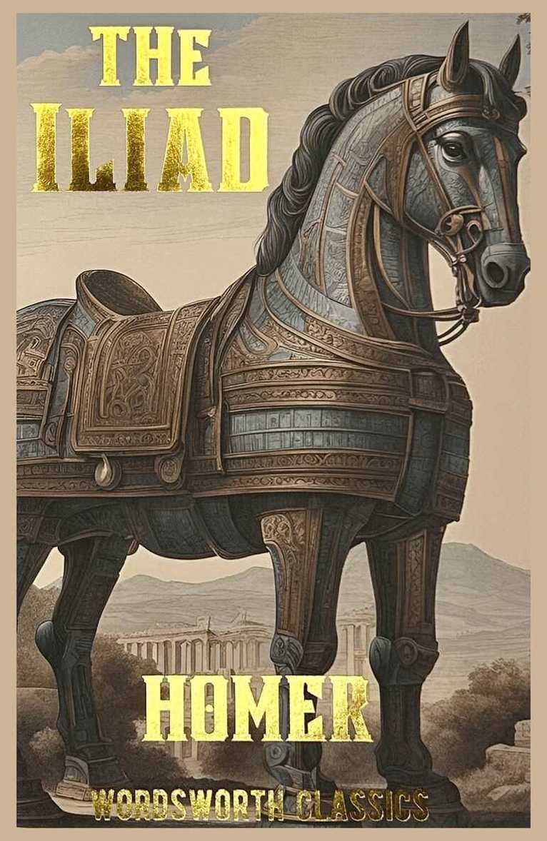 Omslag till boken Iliad av Homer