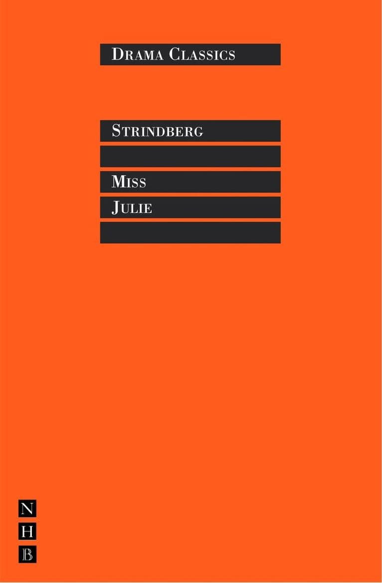 Omslag till boken Miss Julie av August Strindberg
