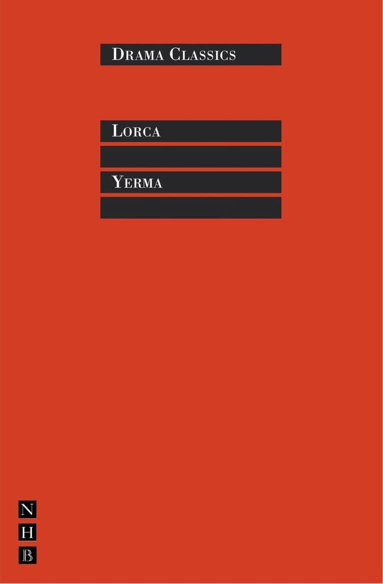 Omslag till boken Yerma av Federico García Lorca