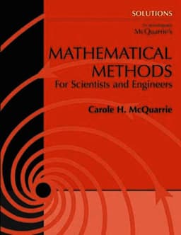 Student Solutions Manual for Mathematical Methods for Scientists and Engineers