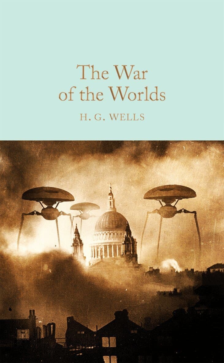 Omslag till boken War of the Worlds av H. G. Wells