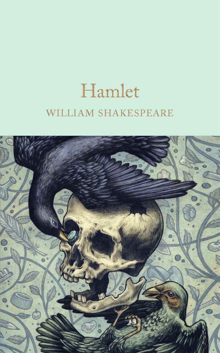 Omslag till boken Hamlet av William Shakespeare