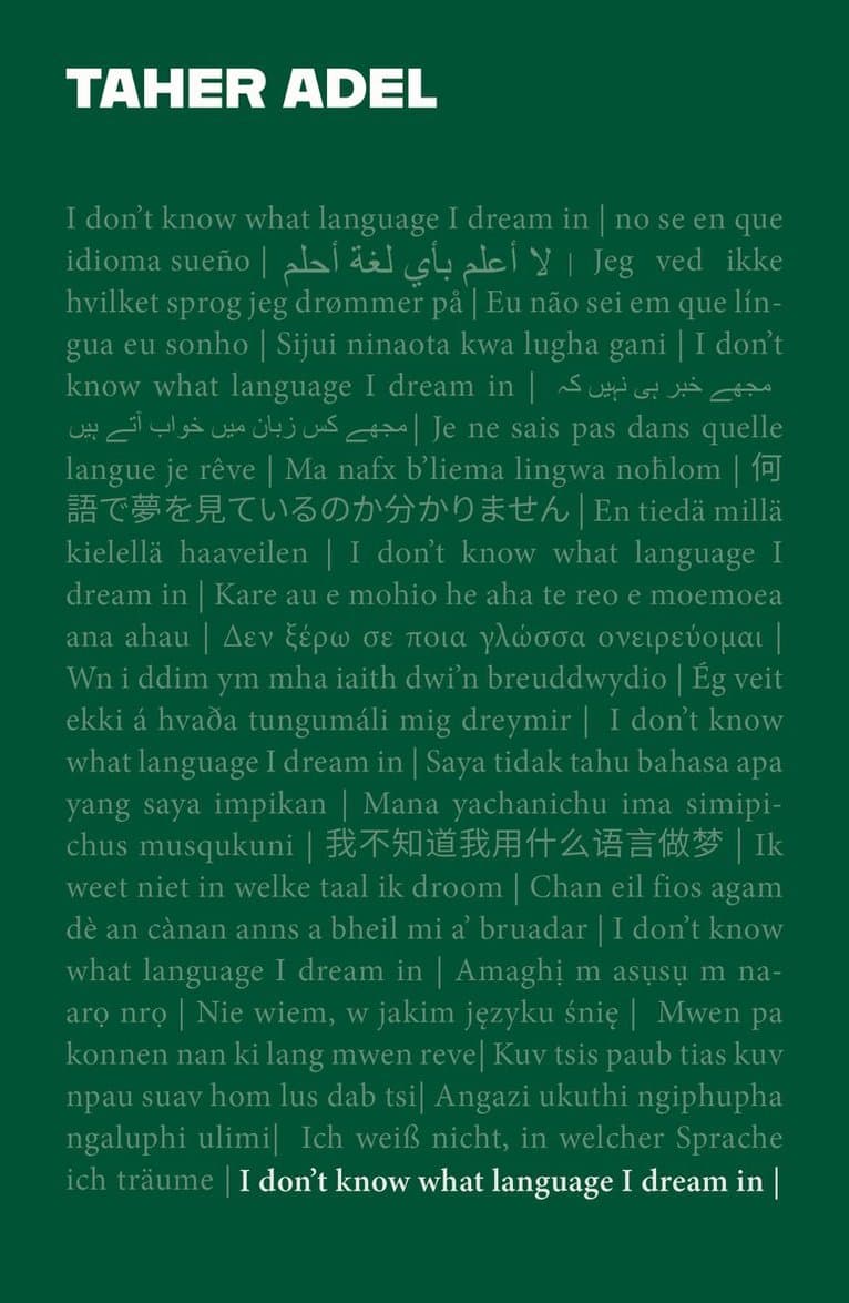 I don't know what language I dream in