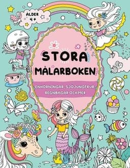 Stora målarboken för flickor