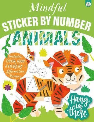 Mindful Sticker by Number Animals