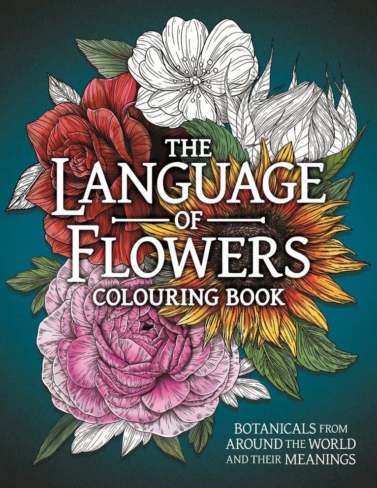 Language of Flowers Colouring Book