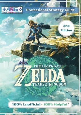 Legend of Zelda Tears of the Kingdom Strategy Guide Book (2nd Edition - Black & White)