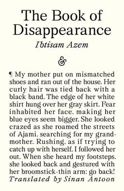 Book of Disappearance
