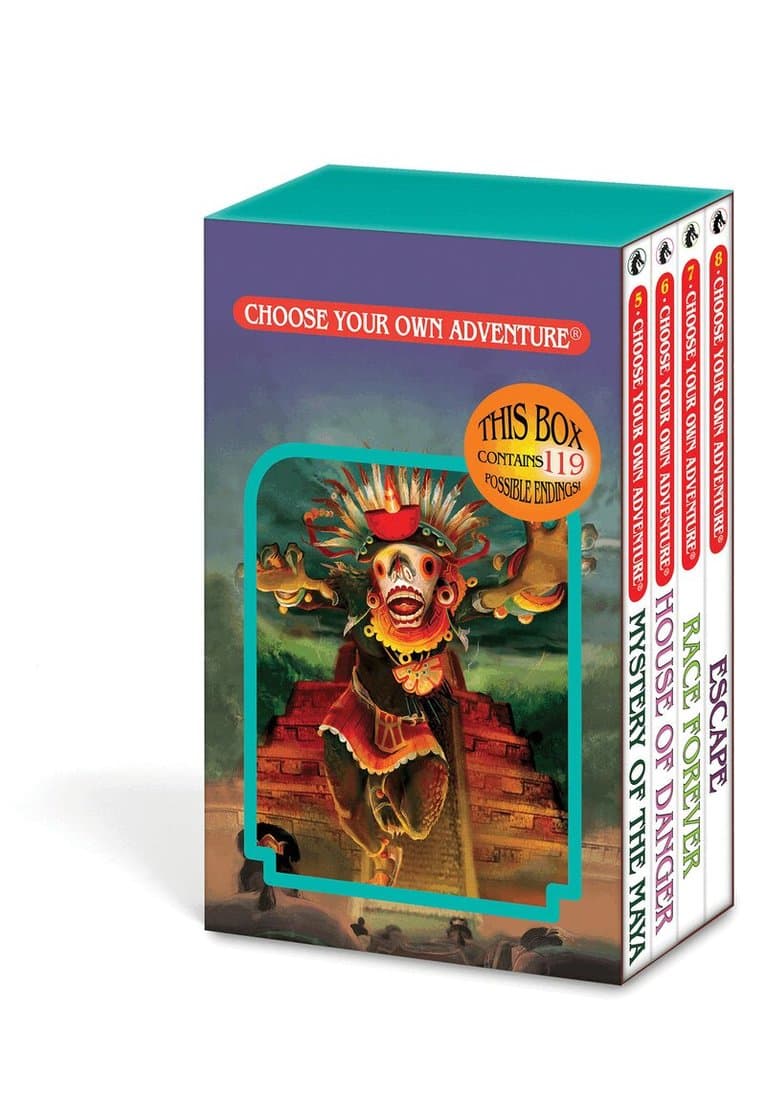 Choose Your Own Adventure 4-Book Boxed Set #2 (Mystery of the Maya, House Of Danger, Race Forever, Escape)