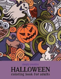 Simply Creative Halloween Coloring Book for Adults