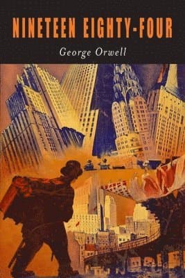 Omslag till boken Nineteen Eighty-Four av George Orwell