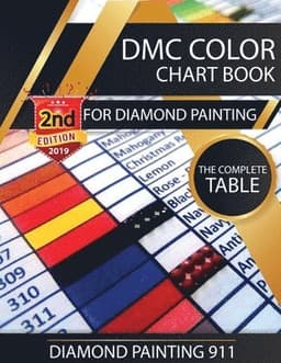 DMC Color Chart Book for Diamond Painting