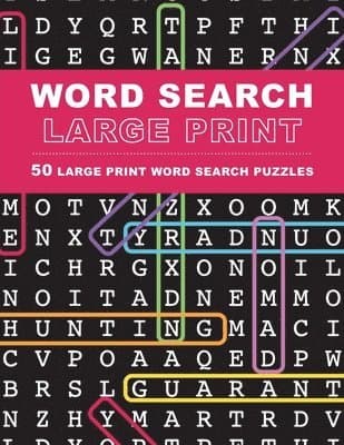 Large Print Word Search Puzzles: 50 Extra-Large Print Word Search Puzzles