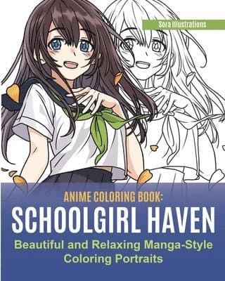 Anime Coloring Book
