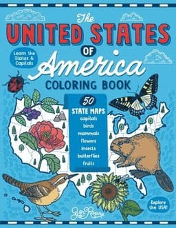 United States of America Coloring Book