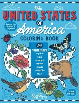 United States of America Coloring Book