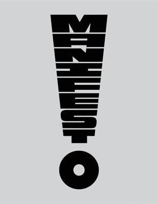 Omslag till boken McSweeney's Issue 73 (McSweeney's Quarterly Concern): Manifesto: A Collection of Manifestos av Dave Eggers