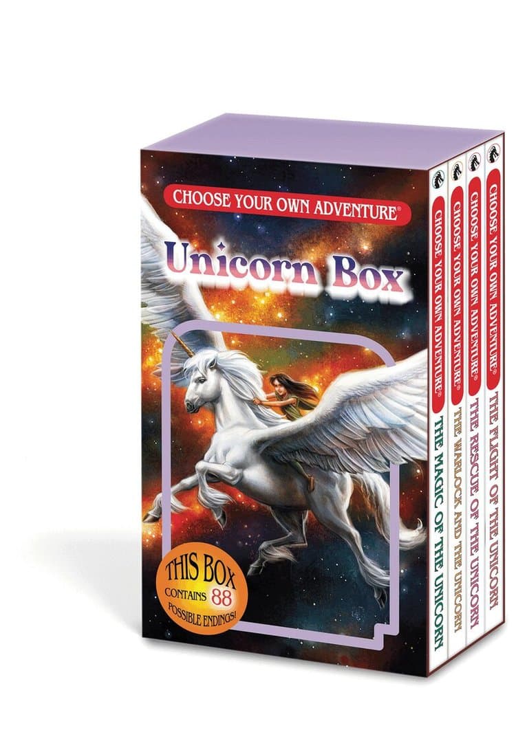 Choose Your Own Adventure 4-Book Boxed Set Unicorn Box (Magic of the Unicorn, Warlock and Unicorn, The Rescue of Unicorn, The Flight of Unicorn)