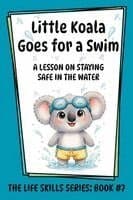 Little Koala Goes for a Swim