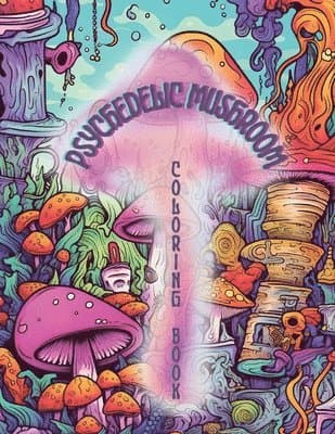 Psychedelic Mushrooms Coloring Book: Embark on a Psychedelic Humorous Coloring Book Journey: Immerse Yourself in the Vibrant World of Psychedelic Mush