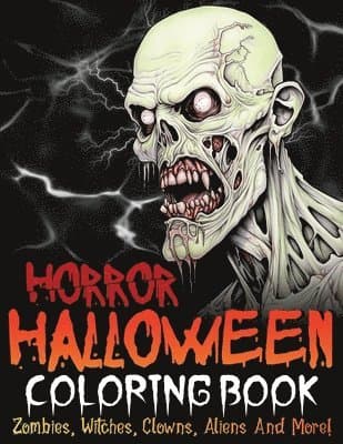Horror Halloween Coloring Book