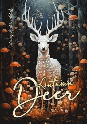 Autumn Deer Coloring Book for Adults