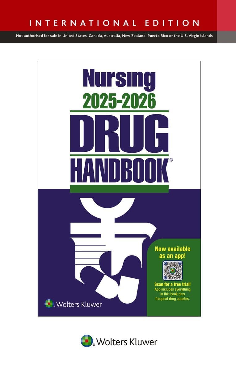 Nursing2025-2026 Drug Handbook