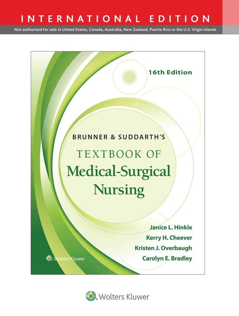Brunner & Suddarth's Textbook of Medical-Surgical Nursing