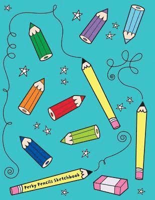 Perky Pencils Sketchbook: Jumbo Drawing Pad For Sketching, Doodling And Coloring
