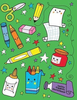 Smiley Supplies Sketchbook: Jumbo Drawing Pad For Sketching, Doodling And Coloring
