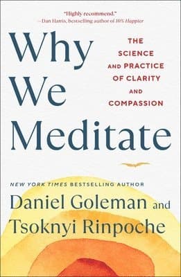 Omslag till boken Why We Meditate av Daniel Goleman