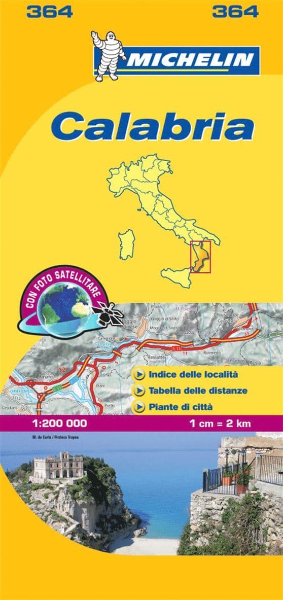 Calabria - Michelin Local Map 364