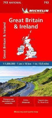 Great Britain & Ireland 2023 - Michelin National Map 713