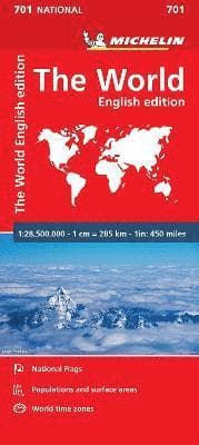 World - Michelin National Map 701