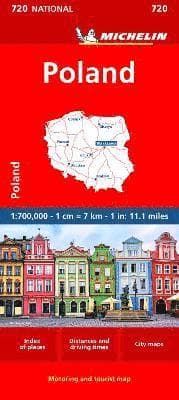 Poland - Michelin National Map 720