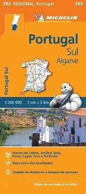 Portugal Sud - Algrave - Michelin Regional Map 593