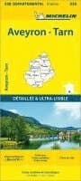 Aveyron, Tarn - Michelin Local Map 338