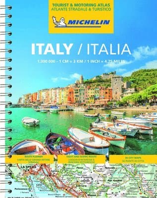 Italy - Tourist and Motoring Atlas (A4-Spiral)