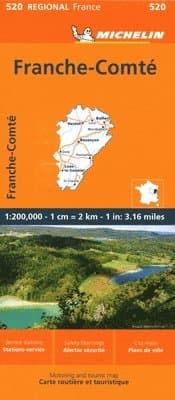 Franche-Comte - Michelin Regional Map 520
