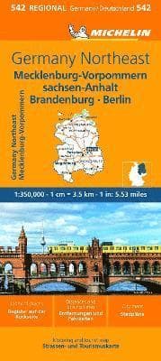 Germany Northeast - Michelin Regional Map 542
