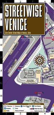 Streetwise Venice Map - Laminated City Center Street Map of Venice, Italy