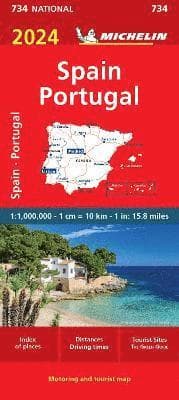 Spain & Portugal 2024 - Michelin National Map 734